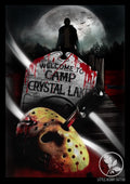 Crystal Lake  - Horror Print  A4 print